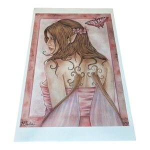 Vintage Fantasy Mystical Fairy Art Print By Marjolein Gulinski Dead Stock